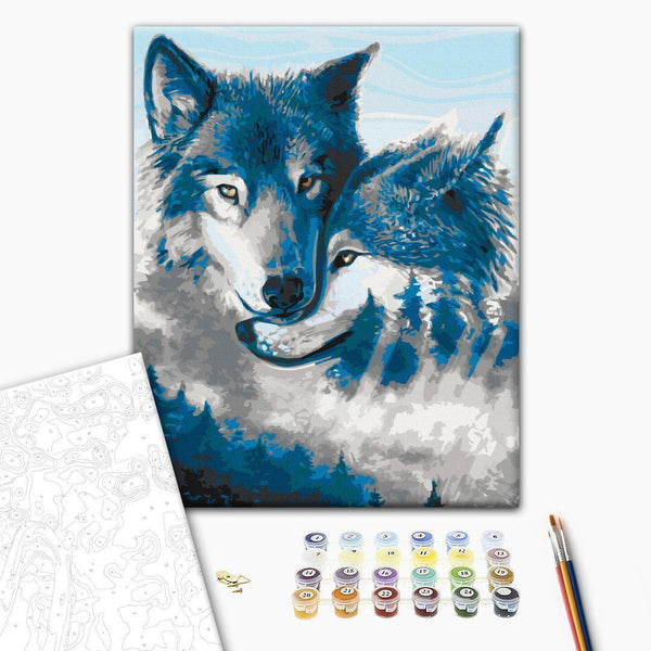 Quadro fai da te - Wolves in Love