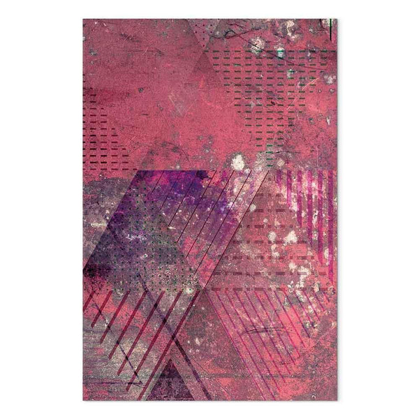Quadro - Crimson Abstraction (1 Part) Vertical