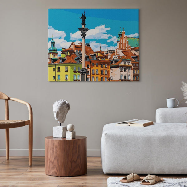 Quadro fai da te - Castle Square in Warsaw