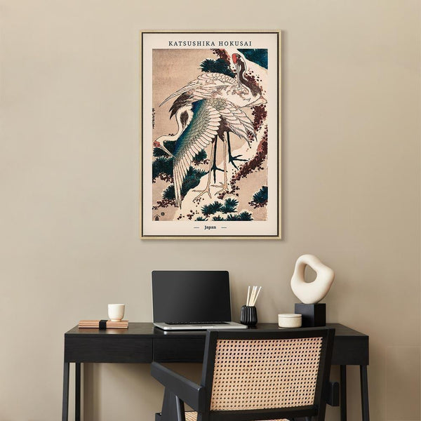 Quadro - Cranes (1 Part) Vertical