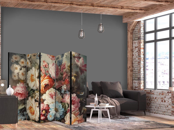 Paravento - Scent of Nature - Beautiful Garden Flowers in Pastel Colors