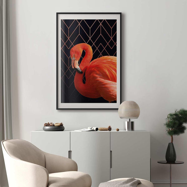Poster - Flamingo Solo