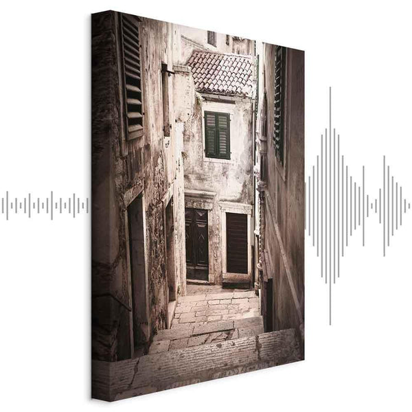 Quadro - Retro Alley (1 Part) Vertical