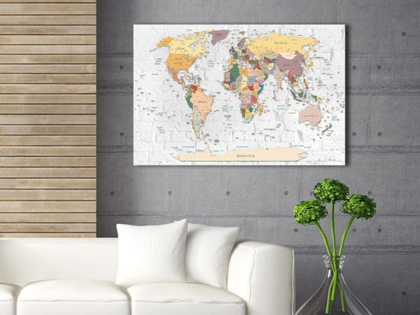 Quadro di sughero - World's Walls