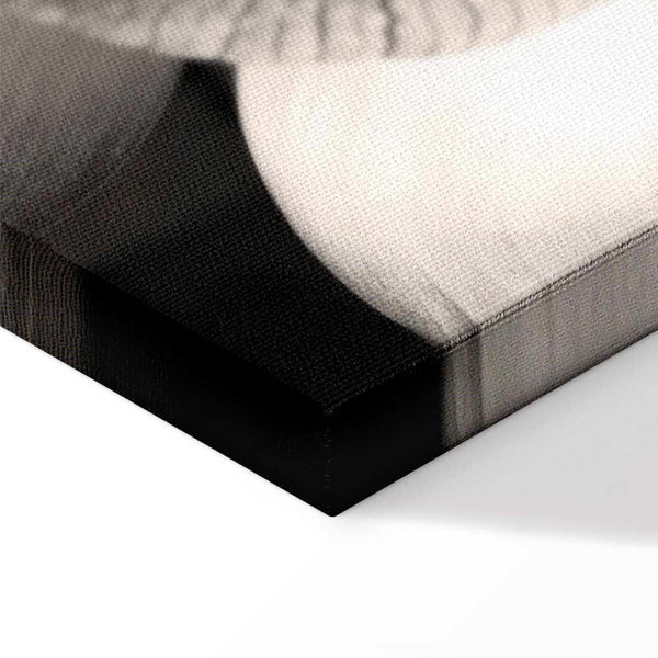 Quadro - Delicacy of Petals in Nature (1-part) - Flower in Black and White