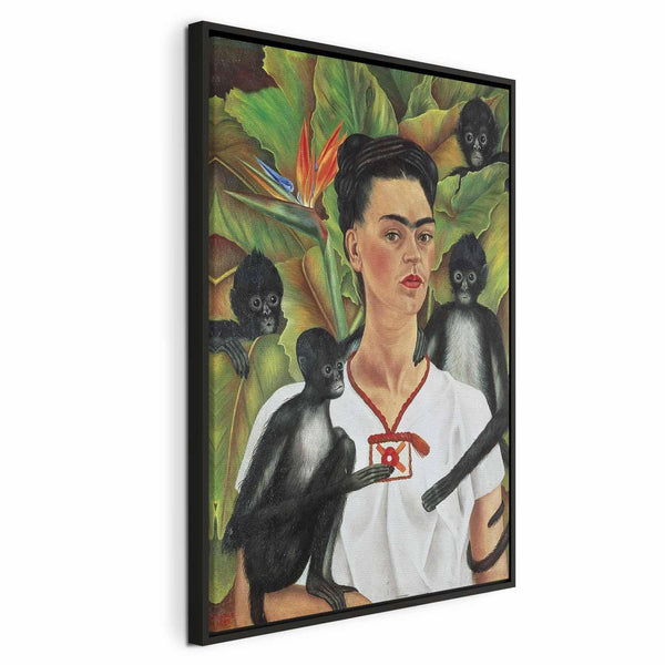 Quadro - Frida Kahlo – Self-Portrait with Monkeys