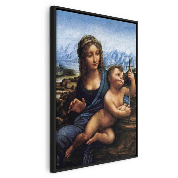 Quadro - Leonardo da Vinci – Madonna With a Distaff