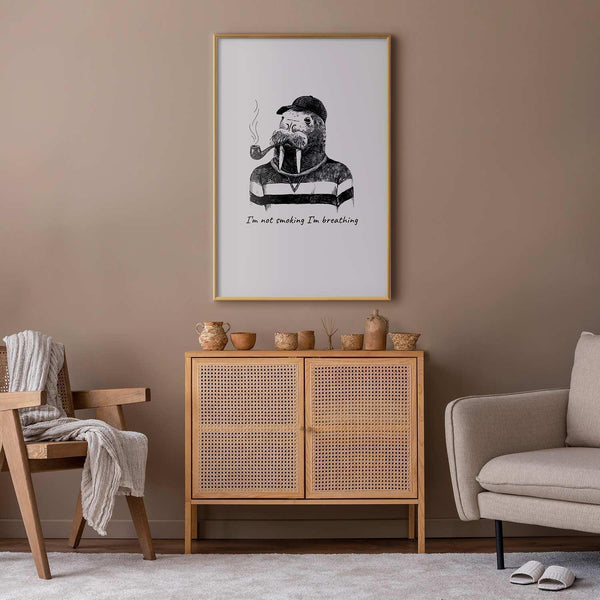 Poster - I'm Not Smoking I'm Breathing