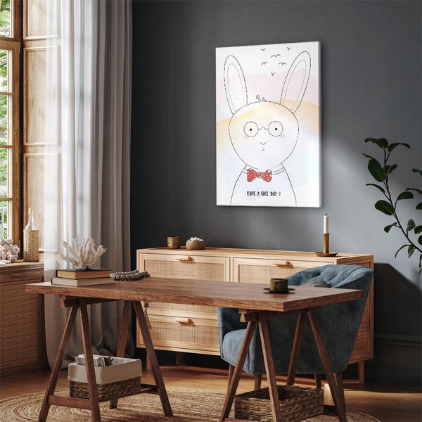 Quadro - Greetings from Rabbit (1 Part) Vertical