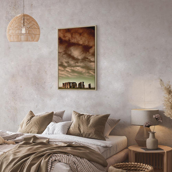 Quadro - Clouds Over Stonehenge (1 Part) Vertical