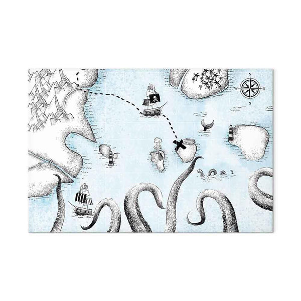 Quadro - Treasure Map (1 Part) Wide