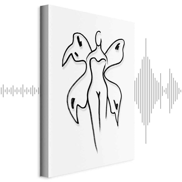 Quadro - Butterfly Woman (1 Part) Vertical