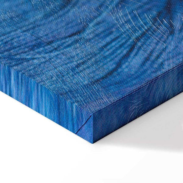 Quadro - Blue Worsted (1 Part) Vertical