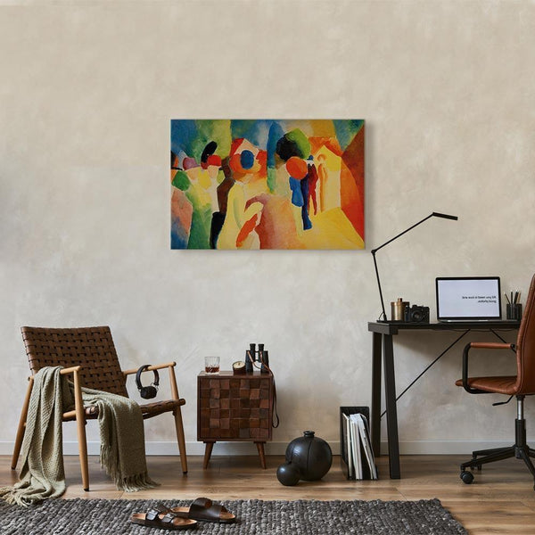 Quadro - August Macke – With a Yellow Jacket