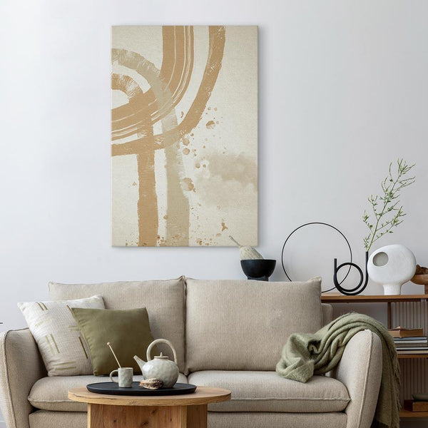 Quadro - Beige Minimalism (1 Part) Vertical
