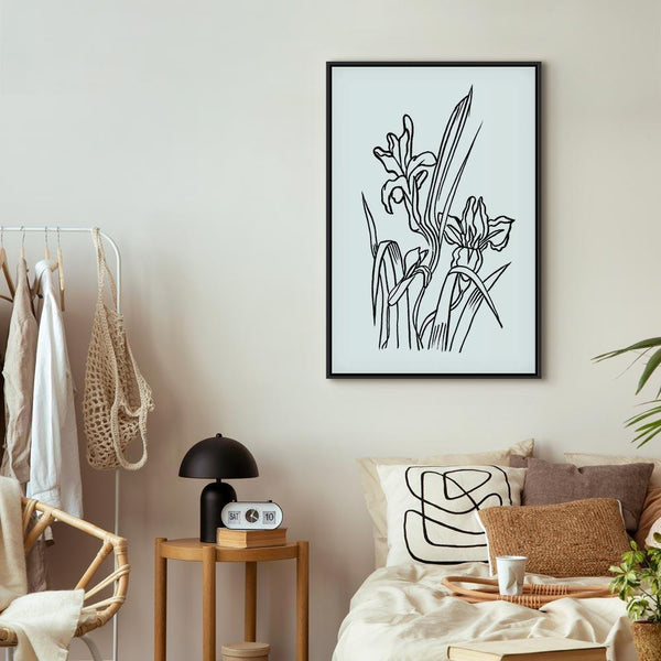 Quadro - Love Irises (1 Part) Vertical