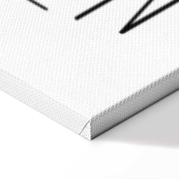 Quadro - Art of Words (1-part) - Inspirational Black Text on White