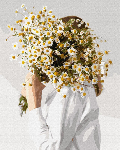 Quadro fai da te - Chamomile fan