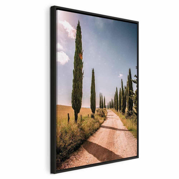 Quadro - Italian cypresses (1 Part) Vertical