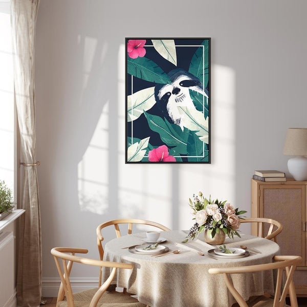 Quadro - Sloth in the Tropics (1 Part) Vertical