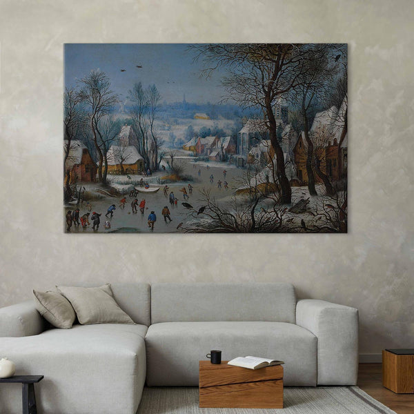 Quadro XXL - Pieter Brueghel the Younger – Winter Games