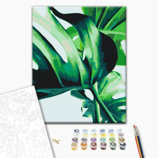 Quadro fai da te - Monstera Adansonii