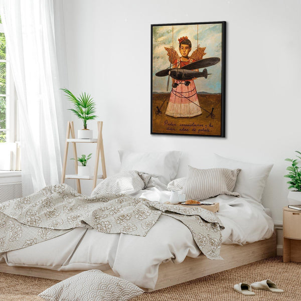 Quadro - Frida Kahlo – They Asked for Planes and Got Straw Wings