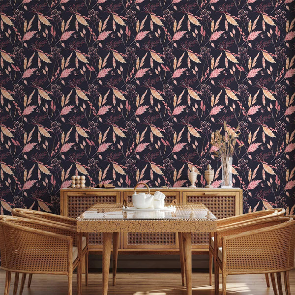 Tappezzeria murale - Pink Grasses