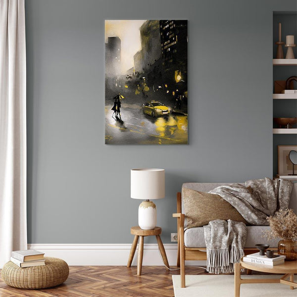 Quadro - City Glow (1 Part) Vertical