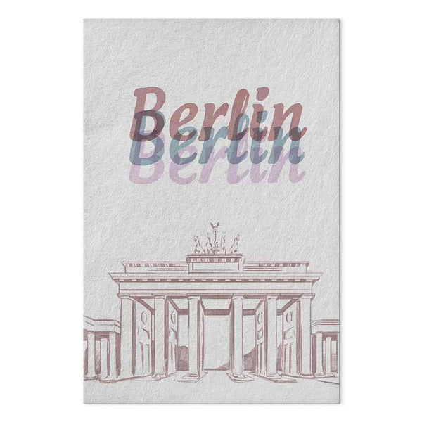 Quadro - Berlin in Watercolours (1 Part) Vertical