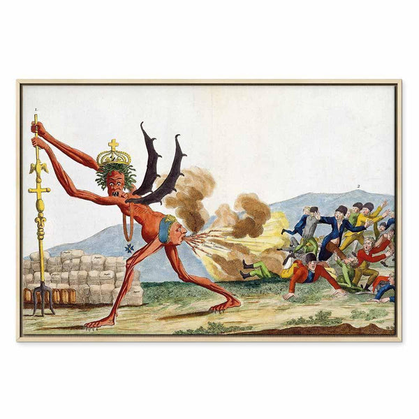 Quadro - Jacques-Louis David – Caricature of the English Government