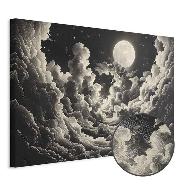 Quadro - Moon and Stars Singing Among the Great Clouds
