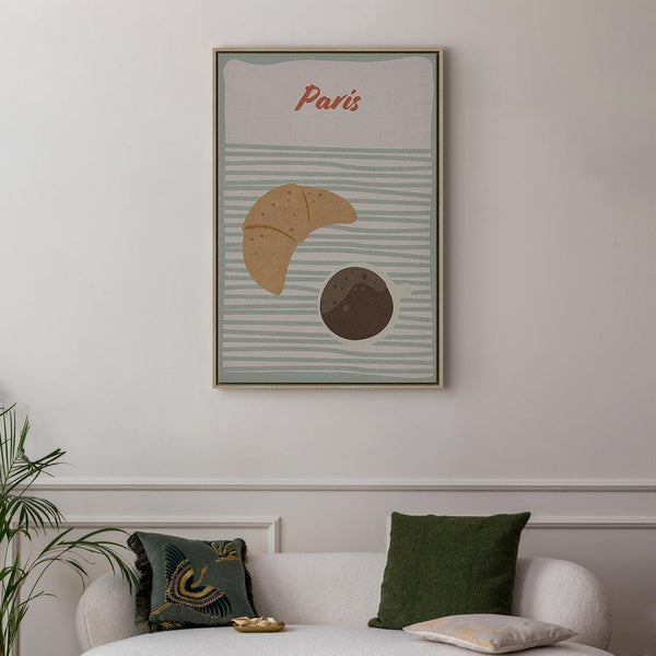 Quadro - Parisian Breakfast (1 Part) Vertical