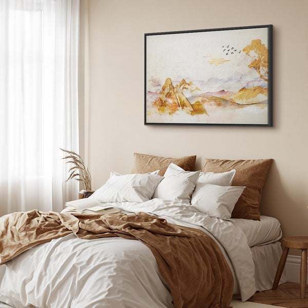Quadro - Golden Mountains (1 Part) Wide