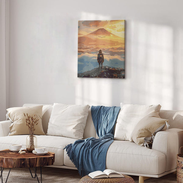 Quadro fai da te - At the summit at dawn