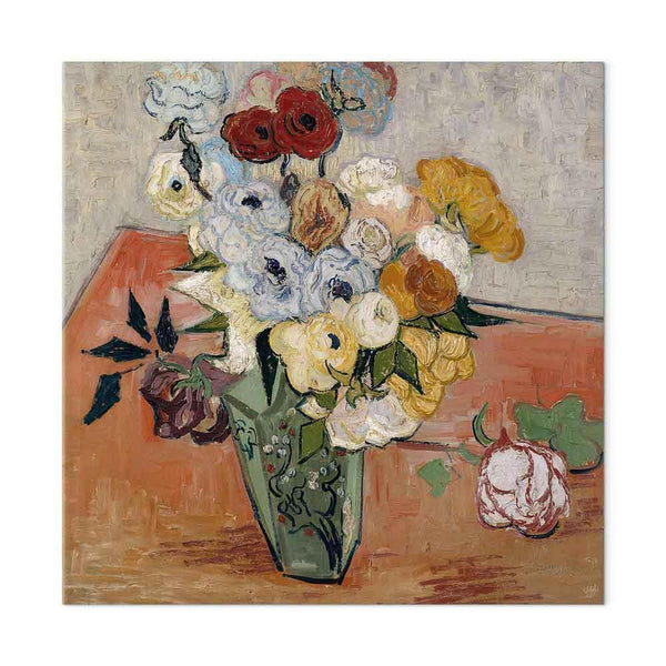 Quadro - Vincent Van Gogh – Stilllife with Japanese vase, roses and anemones