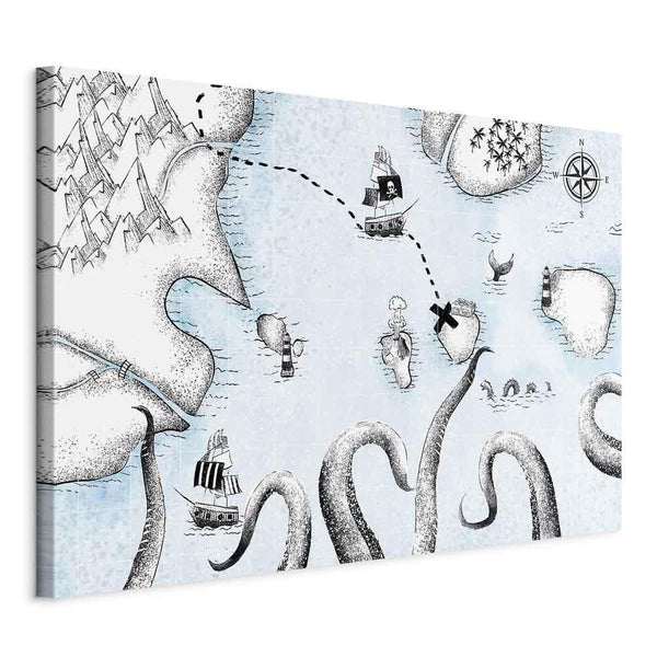 Quadro - Treasure Map (1 Part) Wide