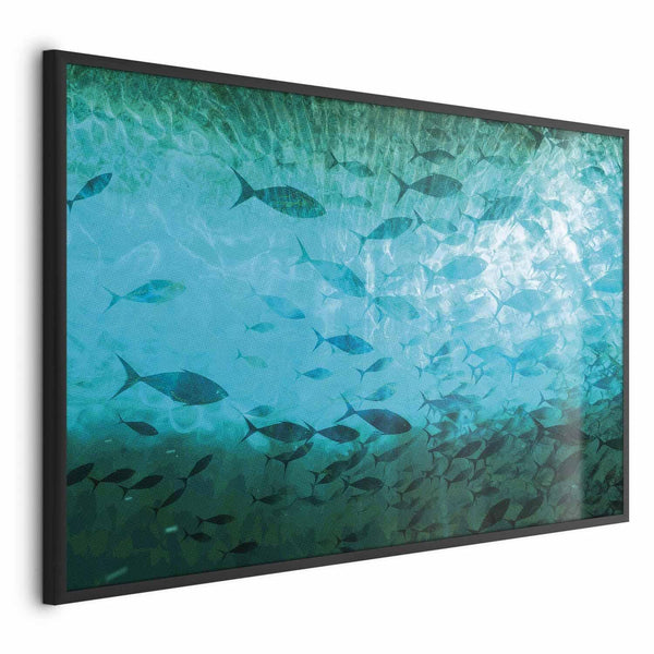 Poster - Group of Dark Fish