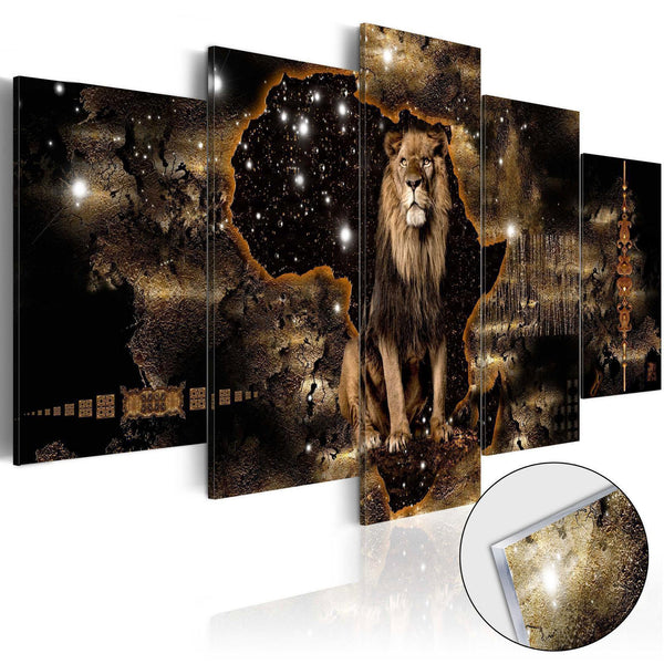 Quadro su vetro acrilico - Golden Lion