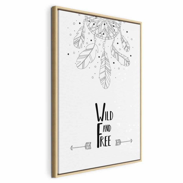 Quadro - Wild and Free (1 Part) Vertical