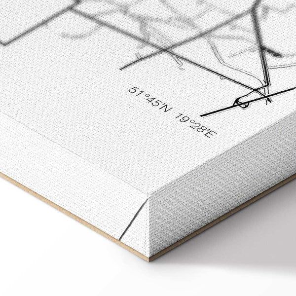 Quadro - City Plan: Lodz (1 Part) Vertical