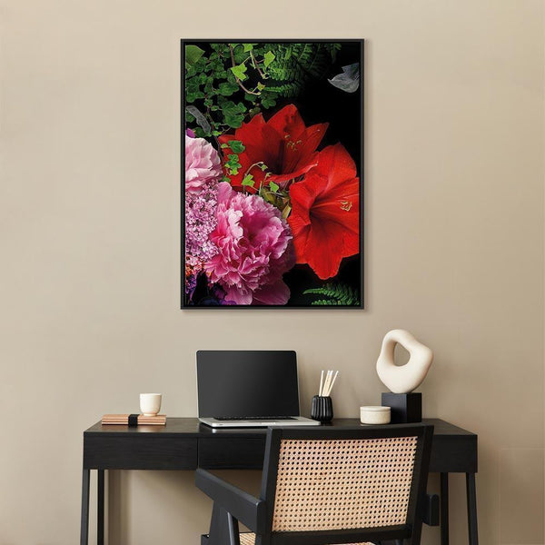 Quadro - Floral Symphony (1 Part) Vertical