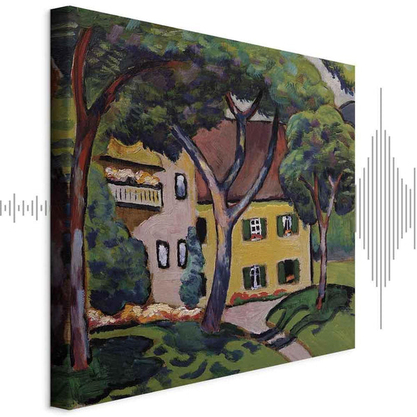 Quadro - August Macke – Staudacherhaus in Tegernsee