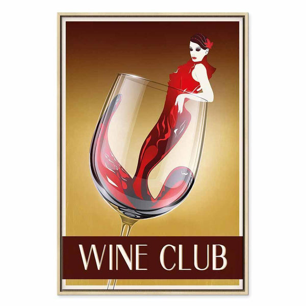 Quadro - Wine Club (1 Part) Vertical