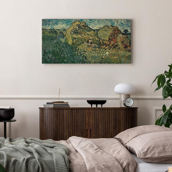 Quadro - Vincent Van Gogh – Field with Wheat Stacks
