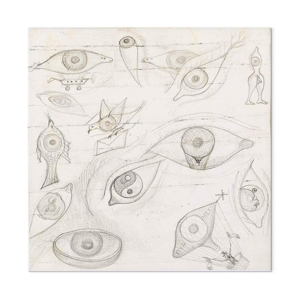 Quadro - Frida Kahlo – Drawing of Eyes