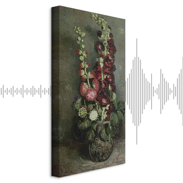 Quadro - Vincent Van Gogh – Vase of Hollyhocks