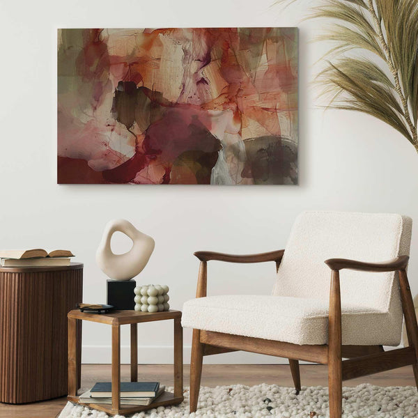 Quadro - Spring composition – transparencies and forms in watercolor style
