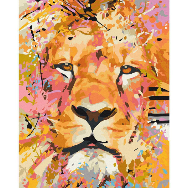 Quadro fai da te - Watchful Lion