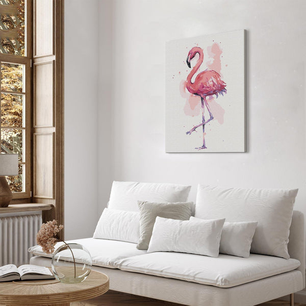 Quadro fai da te - Friendly Flamingo